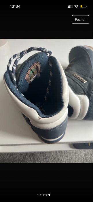 Botas timberland azuis