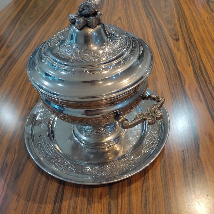 Conjunto prato e terrina (centro de mesa)