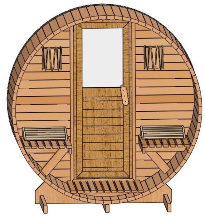 Spa Sauna ogrodowa  projekt