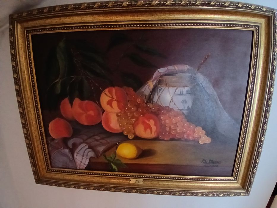 Quadro em tela a Óleo pintado à mão.