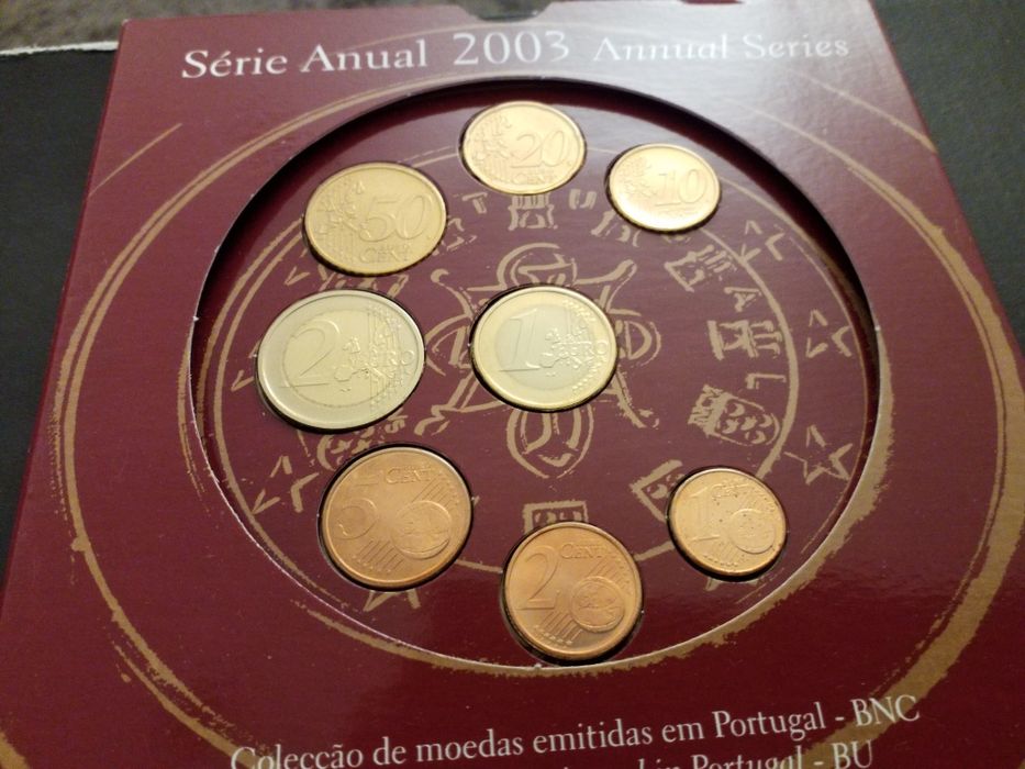 Moedas em euros portugueses