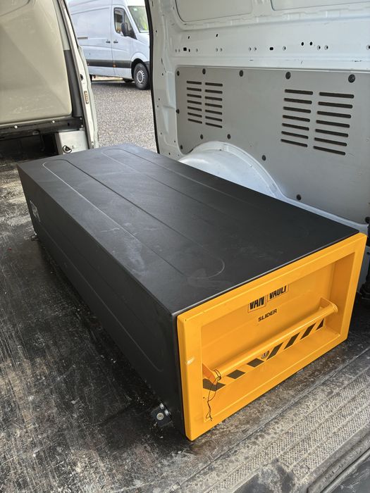 RARO Cofre anti roubo aço reforçado P/ carrinha C/gaveta deslizante