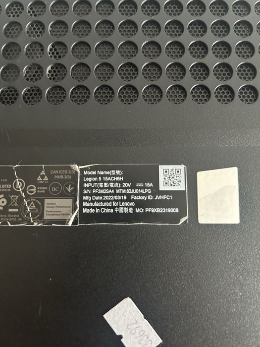 Portatil Lenovo Legion 5