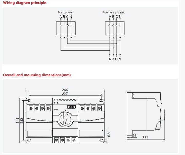 Contator  automático trifásico 63a