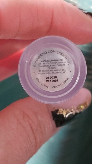 CLE Cosmetics żel do twarzy nadający błysk