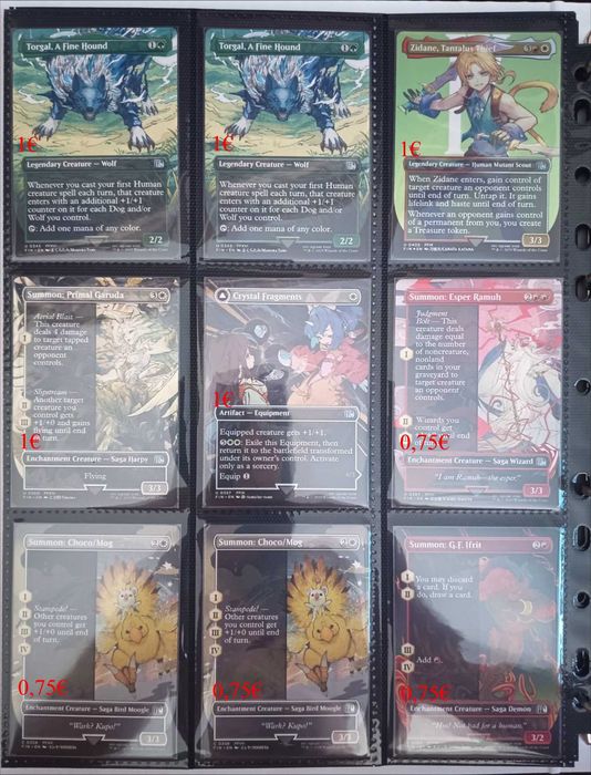 Mtg Final Fantasy Extras  - Cartas desde 0,75€
