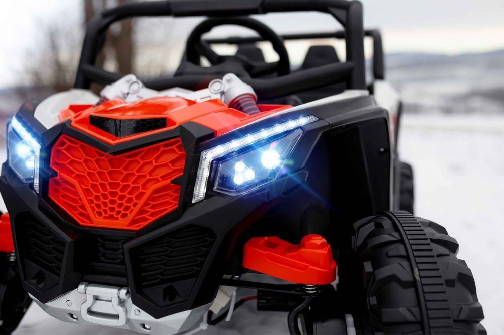 MOCNY UTV Quad 4X45 watna akumulator LED-Y pilot skóra auto samochód