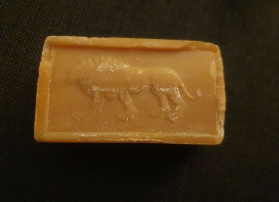 Stare mydło kolekcjonerskie Lion Brand