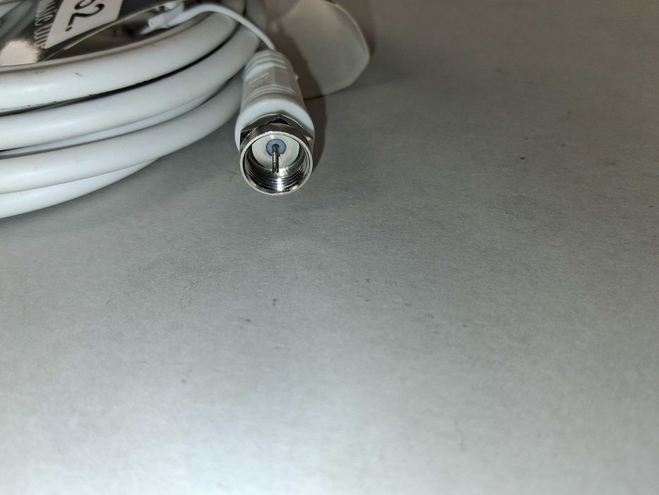 N152 Kabel Antenowy SAT HAMA Classic Line F-Plug 2,5 m Biały