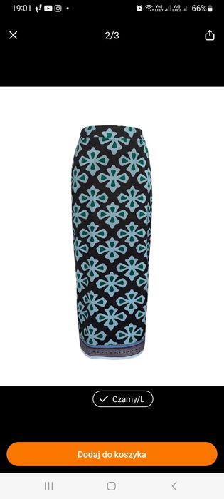 Spódnica maxi w kwiaty