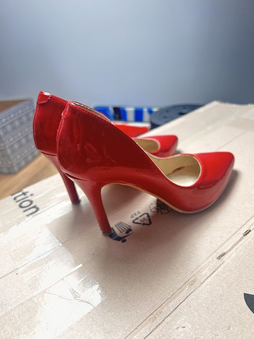 Buty szpilki czerwone