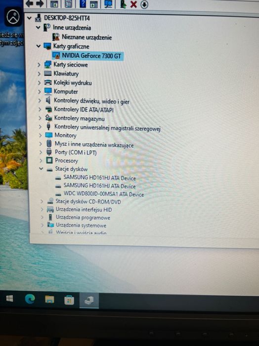 Retro zestaw komputer PC stacjonarny