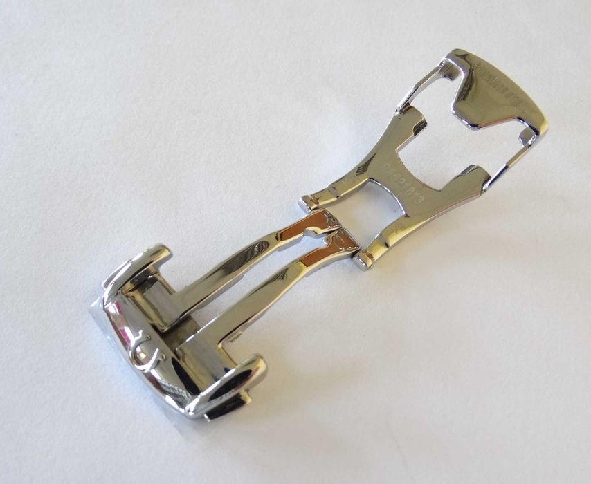 Klamra motylkowa 18mm do zegarka Omega do paska zapięcie motylkowe