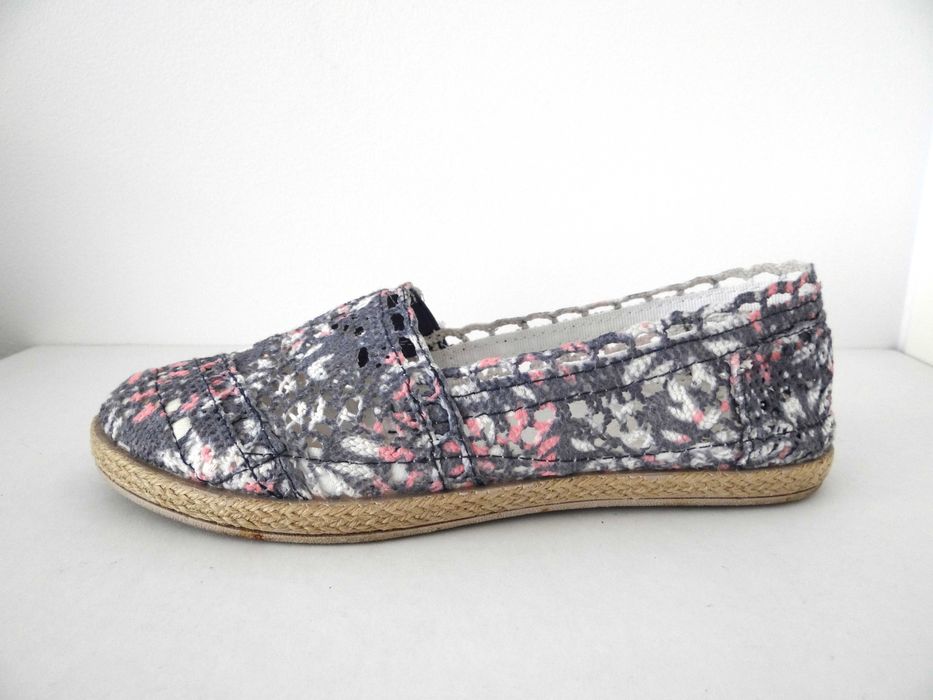 Ażurowe espadryle | rozm. 38 - 24 cm | stan bdb