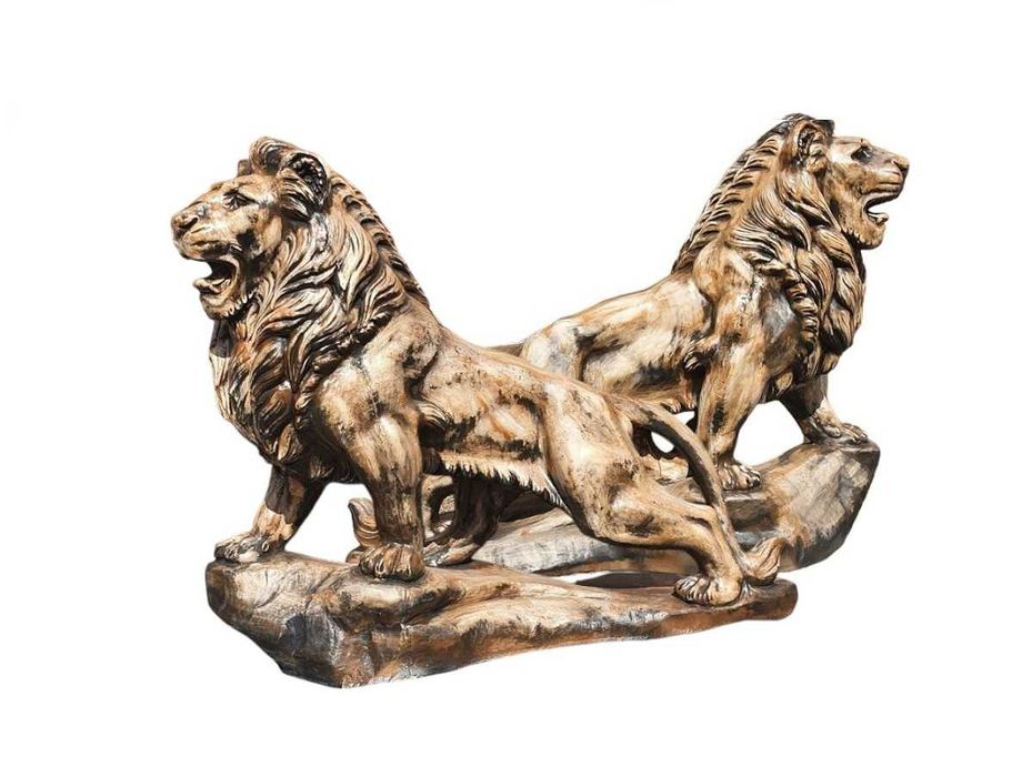 figura ogrodowa lew gigant para 155 cm
