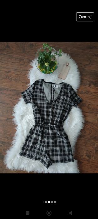 Kobiecy Kombinezon kratka z paskiem w talii Elastyczny Rozmiar XS S