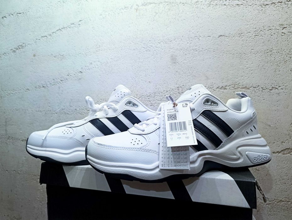 Męskie sneakersy ADIDAS STRUTTER r.45 1/3 skóra nowe stan idealny