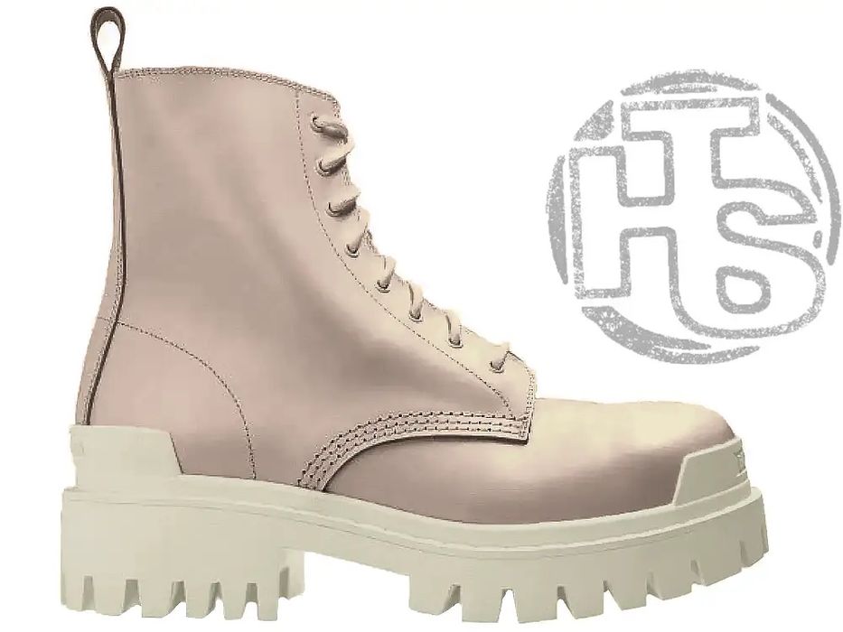 Брутальные ботинки бутсы на термополкладке Balenciaga Strike Boots.