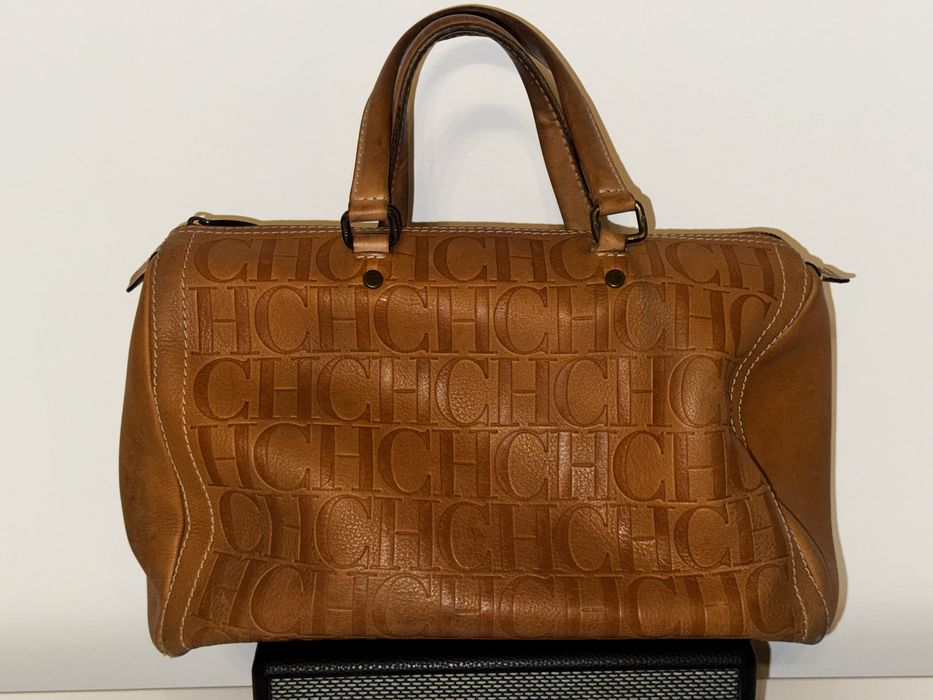 Mala Andy Carolina Herrera (CH) em Pele – Modelo Boston / Speedy