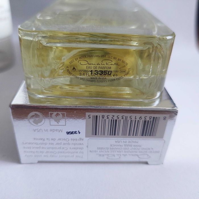 Oscar De La Renta Intrusion zestaw 100ml edp + balsam 200ml unikat