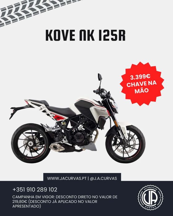 KOVE 125R (CAMPANHA EM VIGOR)