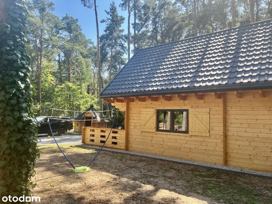 Atrakcyjny dom całoroczny drewniany w stylu góralskim