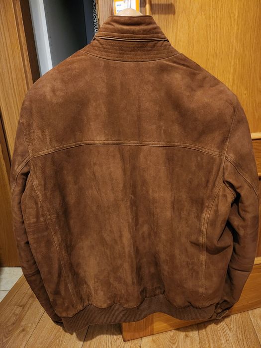 Casaco camurça pele genuína 52 L