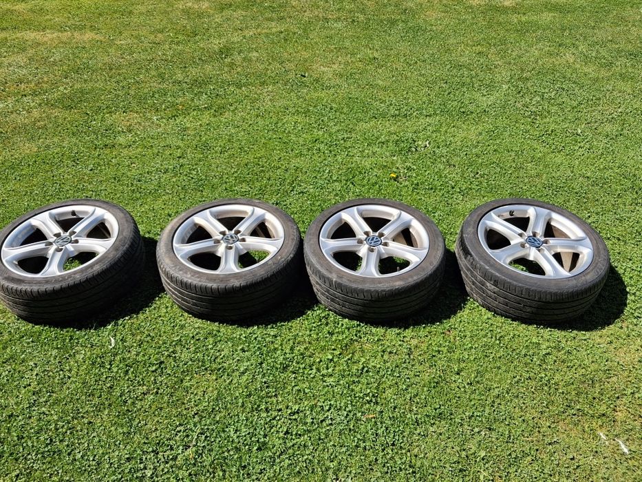 Felgi 17 5×112 orginalne audi z oponami.
