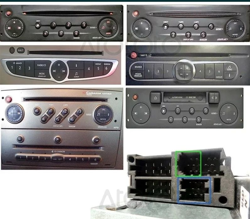 Bluetooth адаптер  з мікрофоном Renault megane 2, scenic 2... (aux)