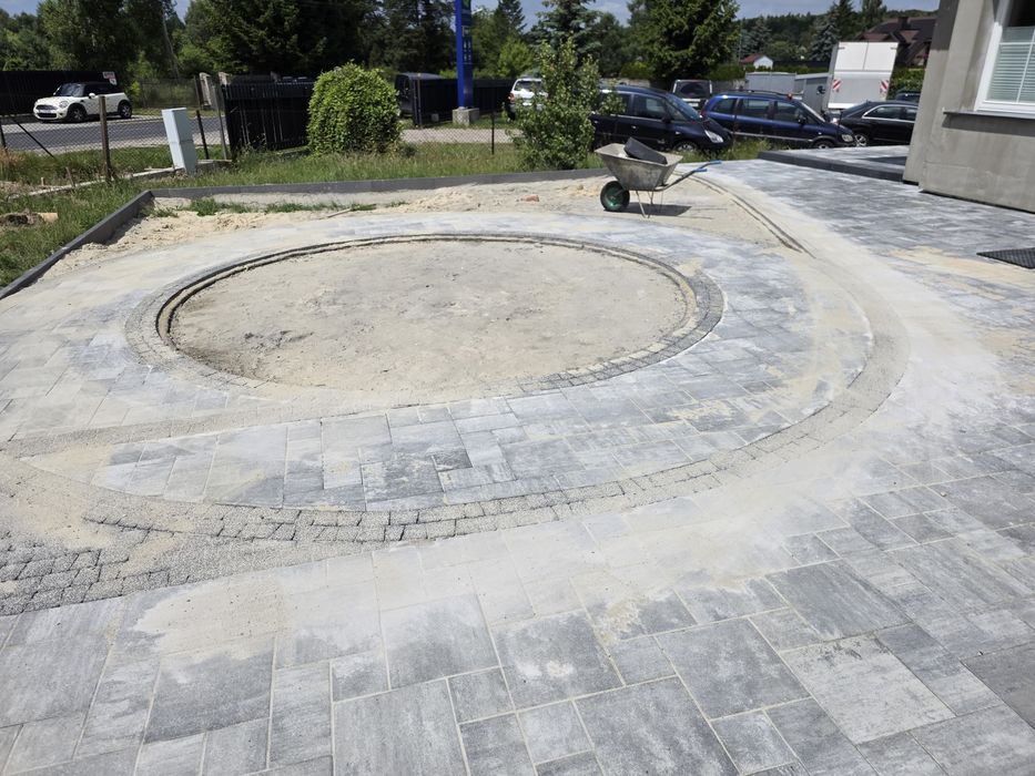 Układanie kostki,małe powierzchnie