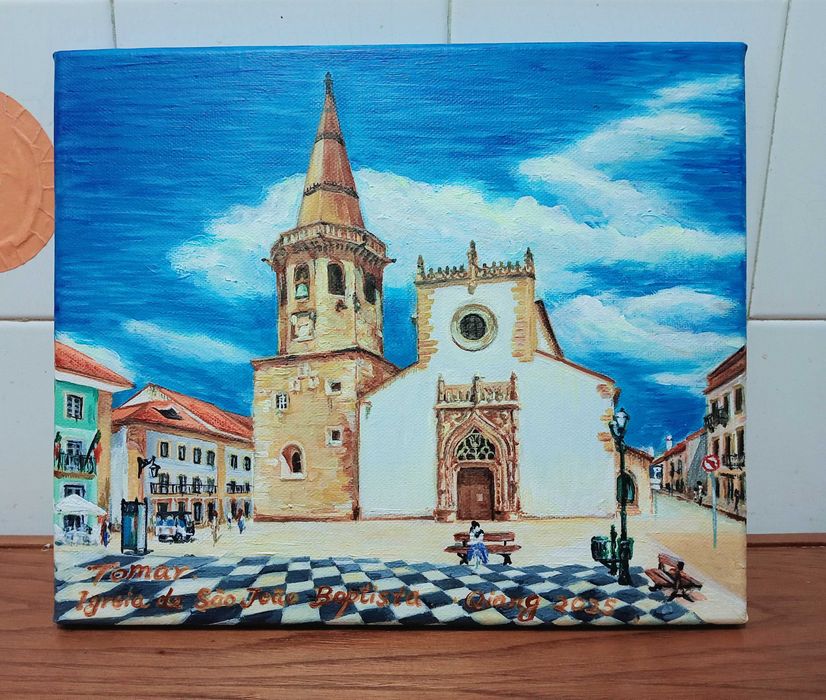 Pintura acrílica de cores fortes !