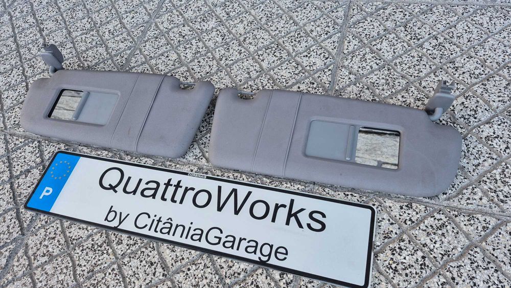 AUDI A4 B5(8D) - A3 8L etc- Palas Sol CINZA IMPECÁVEIS - 1995 até 2002