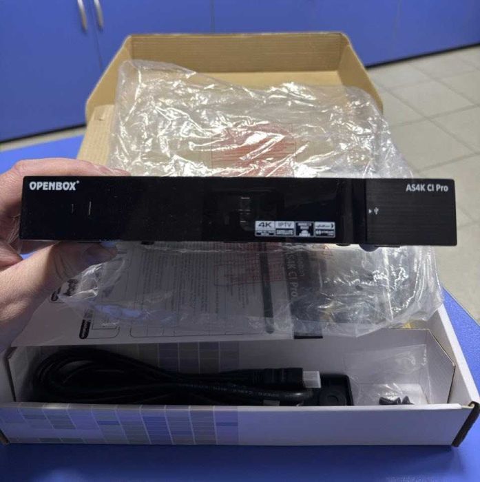 Спутниковый Ultra HDTV ресивер+IPTV приставка OPENBOX AS4K CI Pro UHD