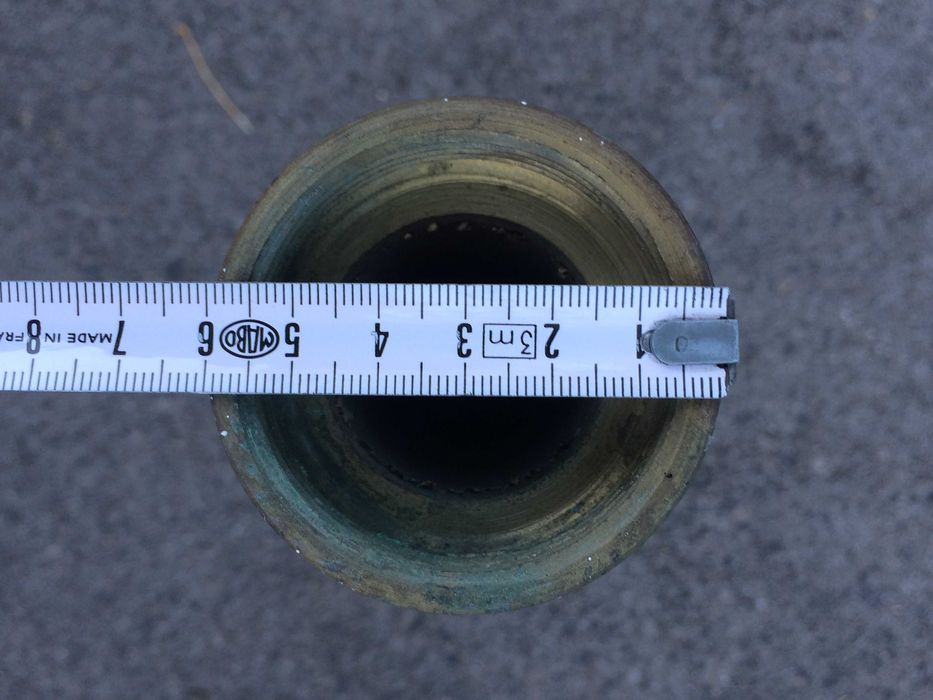 Agulheta ou Ponta de Mangueira de Incêndio em Cobre e Latão