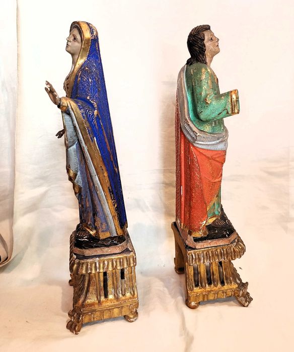 Imagens Nossa Senhora e São João Evangelista