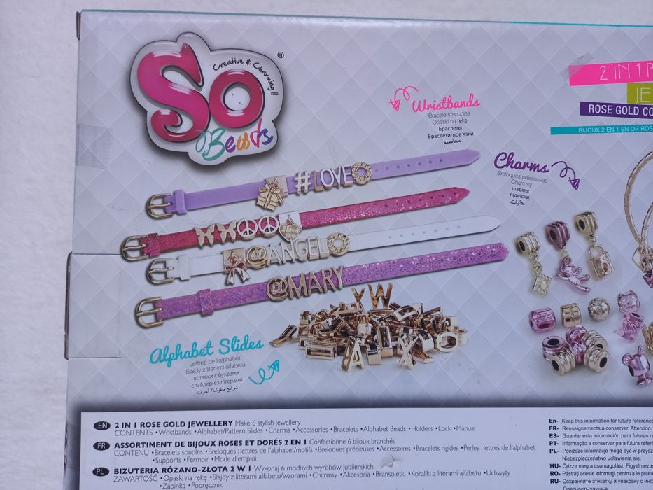 Zestaw DIY do robienia bransoletek, biżuterii SO Beads