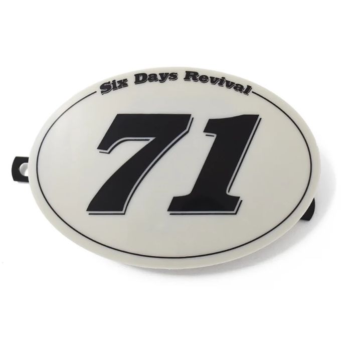 Par de placas laterais moto suporte metal placa pvc cafe racer