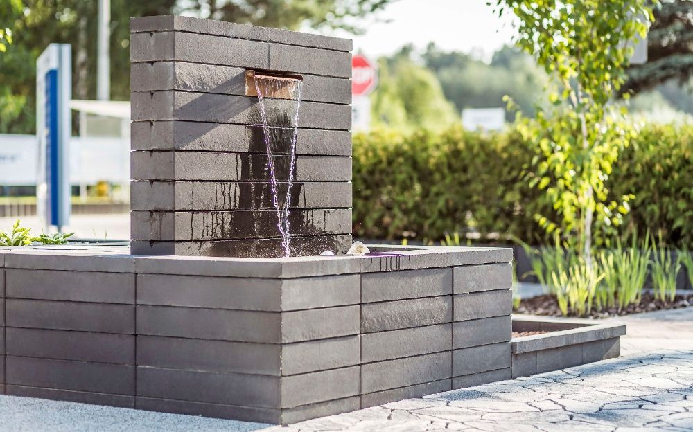 Bloczek ogrodzeniowy NEO pustak, ogrodzenie, mur oporowy POLBRUK