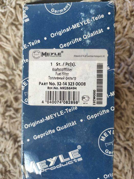Продам паливний фільтр meyle 32-143230008