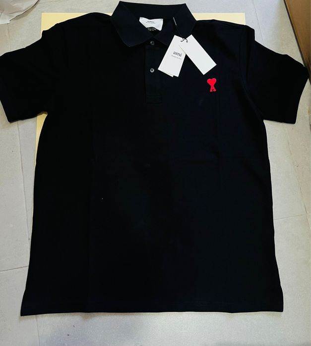 Polo Ami Paris Preto