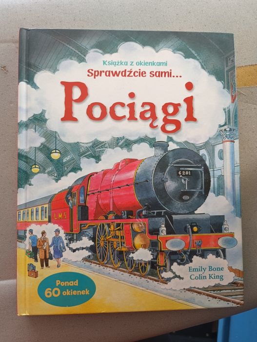 Pociągi - książka z okienkami