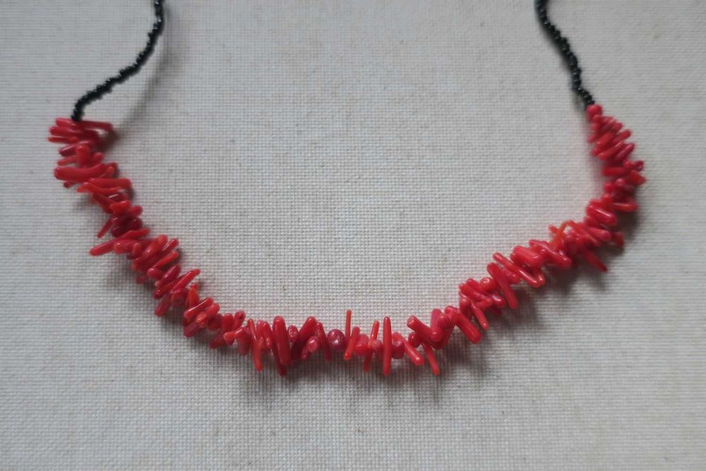 Czerwone korale 47 cm gałązki korale