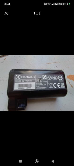 Bateria Electrolux, model OSBP72L125.