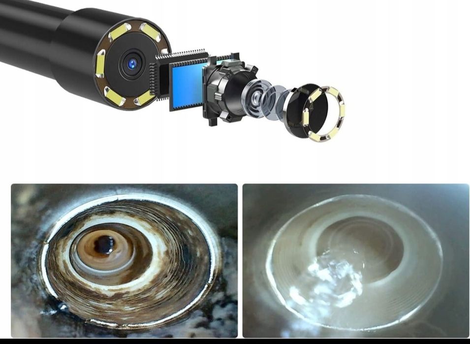 Kamera endoskopowa DEPSTECH 5Mpx HD Wifi 5mb IP67