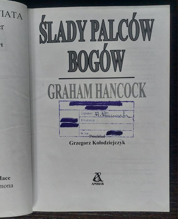 Ślady palców bogów Hancock