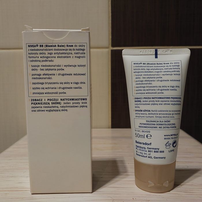 Krem bb Nivea 5 w 1 upiększający