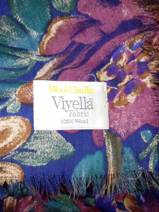 Елітні вінтажні вовняні шалі хустки Viyella (Англія), 100% вовна
