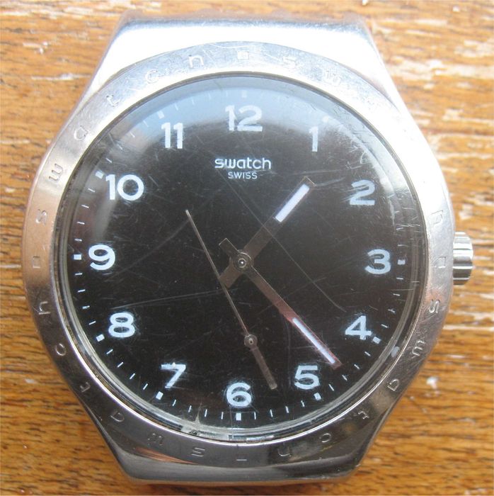 Swatch antigo de aço inoxidável e 40mm de caixa