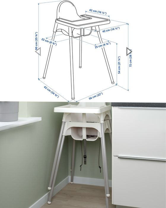 IKEA Antilop. Стілець, стільниця, ремені.
