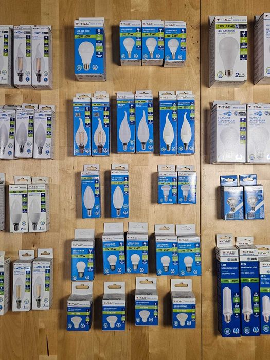 Lâmpadas LED diversas VTAC – Stock Final de Loja Fechada